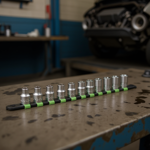 625A/S11 Socket <b>Set</b> 11 <b>Pc</b> Metric Chrome Vanadium Steel For Auto Repair Tools - Product Image 3