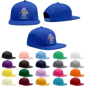 หมวกเบสบอลแบบ Snapback  ยูนิเซ็กซ์ ผ้าฝ้าย 100% ปักโลโก้  หมวกสั่งทำพิเศษสำหรับผู้ชายและผู้หญิง - Product Image 2