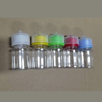 Ecannal Botella de líquido exprimible con cuentagotas de plástico para mascotas de 60 ml con tapa resistente a los niños ISO8317 Certificado TPD compatible