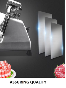 Commercial Electric Semi-automatic Adjustable Thickness Stainless Steel Frozen Meat Slicer Machine - Product Image 5
