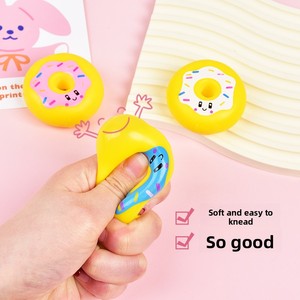 โดนัทจิ๋วน่ารัก บอลบีบคลายเครียด โมจิ ของขวัญตลกๆ สำหรับเด็ก 5-7 ปี ของเล่นบีบนุ่มเหนียว บรรเทาความเครียด ของเล่นบีบสำหรับงานปาร์ตี้ - Product Image 2
