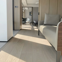 Parquet en bois d'ingénierie de luxe en chêne européen massif, lisse, qualité CD, pour intérieur