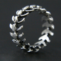 Bagues pour hommes, de style gothique, Hip Hop, Vintage, Punk, os de poisson, hommes et femmes, anneau universel, os de Dragon, bijoux de fête, cadeau