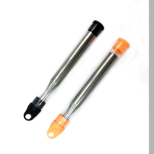 Wolf Blade Stainless Steel <b>Fire</b> Stick 9.5cm 8 Sections Extendable Camping <b>Fire</b> Starter <b>Tool</b> Orange Black - Product Image 1