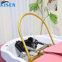 Table de massage thaïlandaise Kisen à circulation d'eau, lit de salon, table de shampoing, prix abordable, personnalisable, avec tabouret