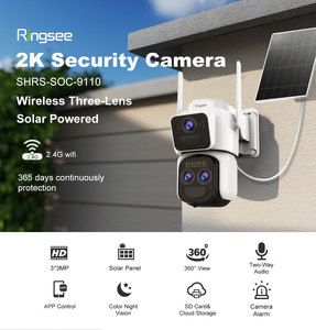 Ringsee New 3 Lens Smart <strong>Camera</strong> Three Screen WiFi <strong>IP</strong> Smart <strong>Camera</strong> Okam Pan-Tilt Waterproof CCTV Network <strong>Camera</strong> with WIFI 4G - Product Image 2