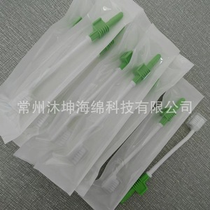 Cepillo de dientes de viaje Munkcare con cabezal de succión, mango verde, desechable, para cuidado bucal - Product Image 2