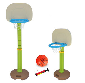 Prezzo a buon mercato altezza diversa età regolabile rimovibile bambini mini plastica basamento <span class=keywords><strong>da</strong></span> basket con cerchio e tabellone per uso domestico - Product Image 2