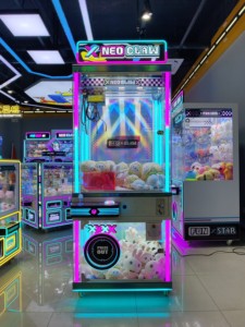 Neofuns Customized <strong>Coin</strong> Operated <strong>Game</strong> Machine Metal Transparent Claw Crane Amusement Vending <strong>Arcade</strong> with Bill <strong>Acceptor</strong> - Product Image 3