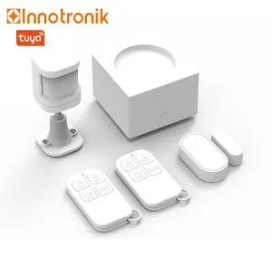 Innotronik Tuya स्मार्ट घर अलार्म किट वायरलेस वाईफ़ाई जीएसएम/3G/4G घर घर घुसपैठ अलार्म सिस्टम android और IOS एप्लिकेशन नियंत्रण के साथ