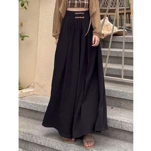 <b>Summer</b> <b>Women</b> Chinese Traditional Pants Lady Comfortable Baggy Wide Leg Straight Leg <b>Trousers</b> Female Fashion High Waisted Slacks - Product Image 6
