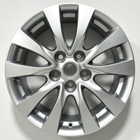 Rueda de Aleación Fundida LHXT XTX097 17*7.0J ET43mm PCD5*120 Diseño Cóncavo Acabado Plateado Apta para Buick Regal
