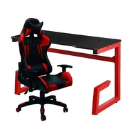 Escritorio para Juegos de PC, Diseño Nuevo 2026 2024, Precio Económico, Mesa para Laptop, Superficie de MDF, Patas de Metal con Recubrimiento en Polvo, Personalizable