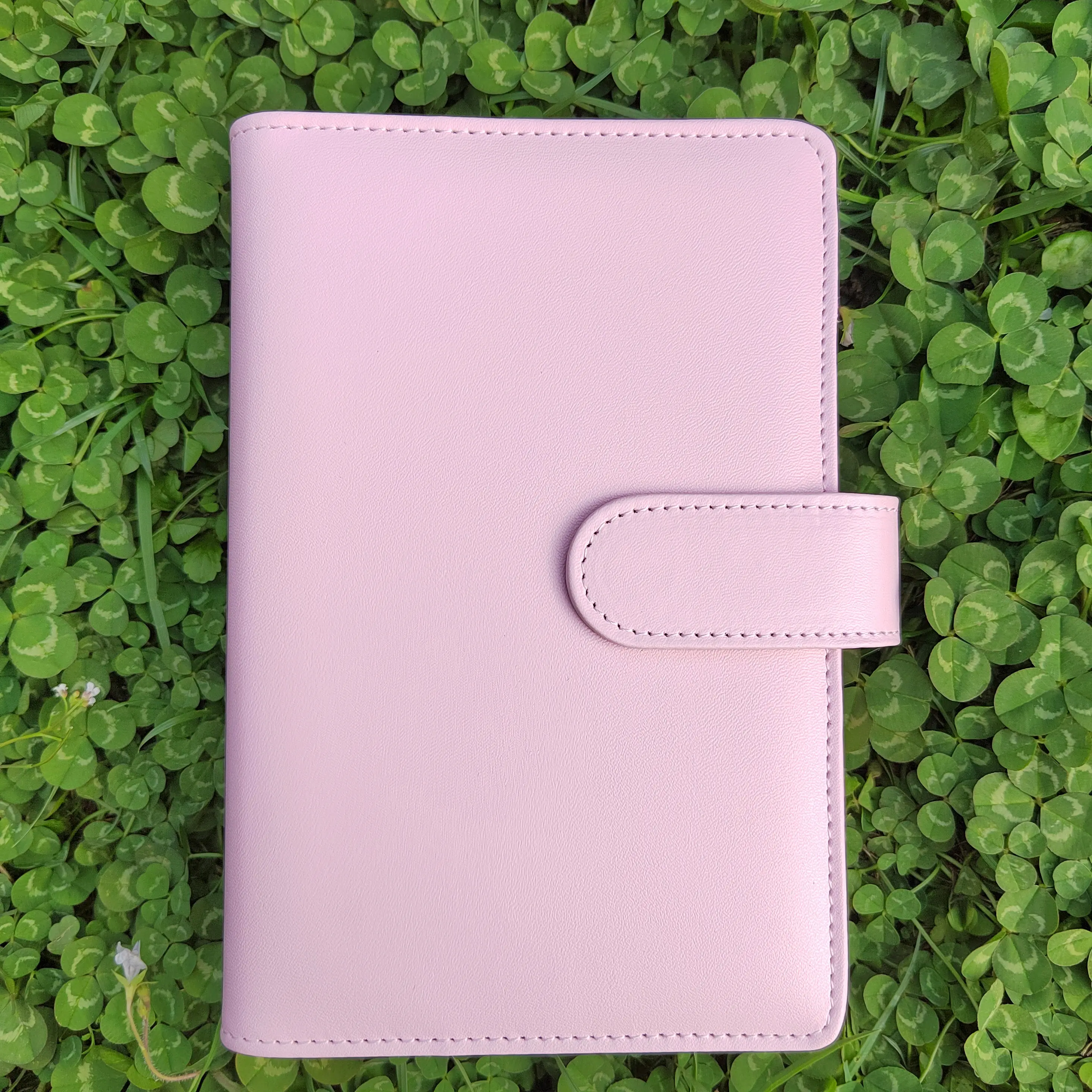 Großhandel benutzer definierte Planer Binder Notebook A5 A6 Ring Binder Budget Pu Leder Binder Clip Notebook Planer Veranstalter