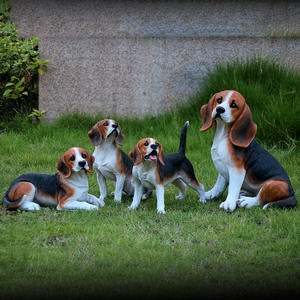 Statue de <span class=keywords><strong>chien</strong></span> en fibre de verre, sculpture d'animal en résine, Golden retriever, pour la décoration de la maison, décor de jardin, nouvelle collection <span class=keywords><strong>2022</strong></span> - Product Image 4