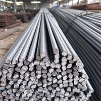 Varilla Corrugada de Acero para Construcción HRB400E/HRB500 8-40mm, Superficie Negra, Laminada en Caliente, Sin Aleación, GB/T 1499.2 para Edificación