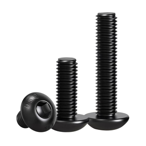 Tornillo de Cabeza Hexagonal Semiesférica de Grado 10.9, Acero Aleado de Alta Resistencia HRC39, Óxido Negro, Antioxidante, Antiaflojamiento - Product Image 2