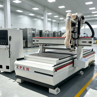 Machine de découpe CNC ATC 1325 1530 avec lame de scie intégrée pour la fabrication de meubles et d'armoires en Chine