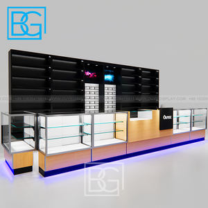 Bar Smoke Shop espositore in legno miglior fornitore negozio di fumo forniture dispensario Display negozio di tabacco Online - Product Image 1