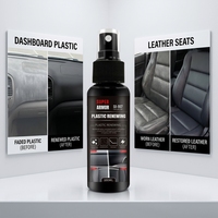 Restaurador de Interiores de Automóviles a Precio de Fábrica, Compatible con OEM, Spray Profesional 2 en 1 para Revestimiento de Cuero y Plástico, No Grasoso, para Detallado Automotriz