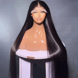 Perruques en cheveux cambodgiens bruts, perruques en dentelle frontale HD sans colle en cheveux cambodgiens bruts, perruque en cheveux humains alignés sur la cuticule en cheveux cambodgiens bruts - Product Image 5