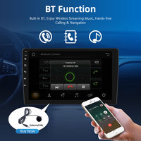 Autoradio Android 7'' universel pour toutes les voitures, 1+16G à 8+128G, écran intégré, Car Play, DSP, 4G