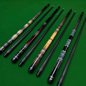 Taco de Billar YFEN de Fibra de Carbono de 2 Piezas, Punta de Alto Rendimiento de 12.5mm, Junta de Acero Inoxidable para Billar y Snooker Profesional - Product Image 2