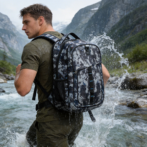 กระเป๋าเป้สะพายห<span class=keywords><strong>ลั</strong></span>งลายพรางอเนกประสงค์แบบดิจิทัล กันน้ำ พร้อมช่องเสียบ<span class=keywords><strong>สาย</strong></span>หูฟัง สำหรับการผจญภัยกลางแจ้งและการเดินป่า - Product Image 1