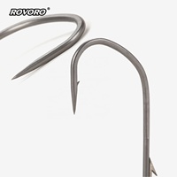 Têtes de jig Ned Rig ROVORO Tackle 0.8g 1.8g 2.7g 3.5g 4.2g 5g 7g 97% tungstène pur, hameçons Mustad revêtus de PTFE pour la pêche au black-bass.