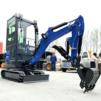 Mini-excavatrice 3,5 tonnes avec moteur Kubota EPA Euro 5, livraison gratuite, excavatrice sur chenilles pour ferme, mini-excavatrice domestique 1 tonne 2 tonnes