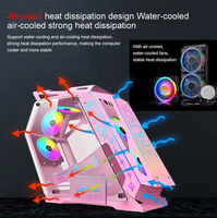 Boîtier pour ordinateur de bureau ATX/Micro-ATX Rgb, boîtier d'ordinateur et tours CPU, de haute qualité, les plus populaires
