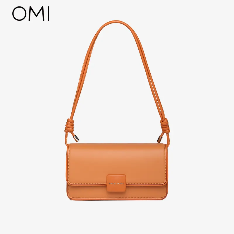 OMI khaki pu handbag shoulder bag women messenger bag leather handbags for ladies online