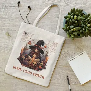 Halloween Party Favors Book Lover Gift Canvas Bag