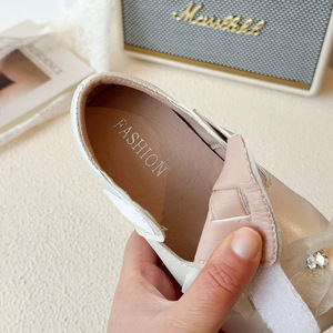 Nouvelles chaussures élégantes pour enfants, style mocassins, nouvelle mode princesse, semelle extérieure en caoutchouc souple, chaussures en cuir PU pour bébés filles - Product Image 6