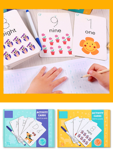 Tarjetas de aprendizaje para niños, juguete educativo con letras del alfabeto, cognitivo, escritura a mano, más Popular, 2021 - Product Image 5
