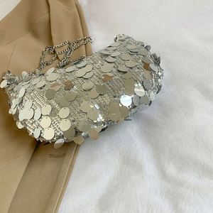 Wholesale <b>Handbags</b> for Ladies Large Capacity Fashion Design with Diamond <b>Sequins</b> Polyester Lining Pure Pattern - Product Image 3