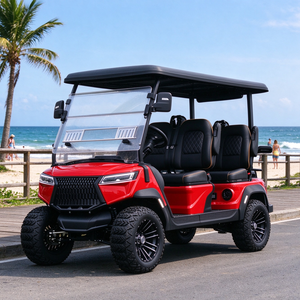Carrito Eléctrico GRENTEK para 4 Personas, Neumáticos Todoterreno, Transporte de Pasajeros para Lugares Turísticos, Carro de Golf - Product Image 1