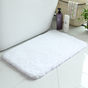 Lavable Confortable Solide Écologique Fibre Tapis Antidérapant Doux Shaggy <span class=keywords><strong>Grand</strong></span> Tapis De <span class=keywords><strong>Bain</strong></span> Rectangulaire À Absorption Rapide - Product Image 1