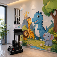 Impresora de Pared Comercial, Máquina de Impresión UV Vertical para Decoración de Murales en Hogares, Hoteles y Oficinas