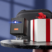 Projecteur Mini ODM OEM, projecteur d'usine directe, projecteur intelligent Android avec batterie rechargeable, projecteurs de films pour logo personnalisable
