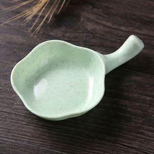 Petites assiettes biodégradables en paille de blé, ensembles de vaisselle, bol à sauce avec compartiments pour assaisonnements et ketchup - Product Image 3