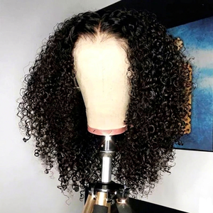 100% Raw Curly <b>Lace</b> Front Human Hair <b>Wigs</b> Full <b>Lace</b> Virgin Alignment <b>Wig</b> - Product Image 1
