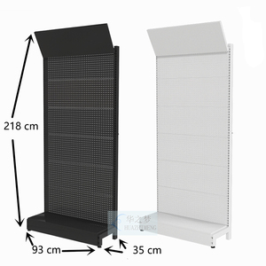 Nhà Máy kim loại <span class=keywords><strong>Pegboard</strong></span> công cụ phần cứng hiển thị đứng siêu thị Gondola hiển thị giá kệ - Product Image 2