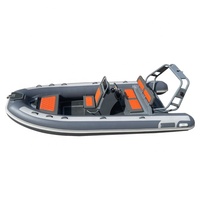 Bateau de pêche gonflable côtelé CE 16ft 480 en Aluminium de haute qualité à vendre
