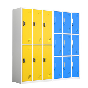 ตู้เก็บของเหล็ก 4 ชั้น Crown Colorful Lockers พร้อมกุญแจล็อคสำหรับสำนักงาน - Product Image 2