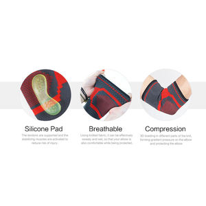Coudière de compression pour le <span class=keywords><strong>traitement</strong></span> des douleurs au coude et au <span class=keywords><strong>genou</strong></span>, idéale pour le badminton, le tennis de table et le basketball - Product Image 5