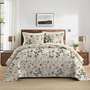 Sprei Desain Baru Cetak Dua Sisi Motif Biru dan Bergelombang Selimut Tempat Tidur untuk Semua Musim Penutup Tempat Tidur yang Nyaman - Product Image 2