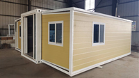 Petite cabane préfabriquée portable, maison mobile écologique pour site de glamping et projets communautaires de vacances