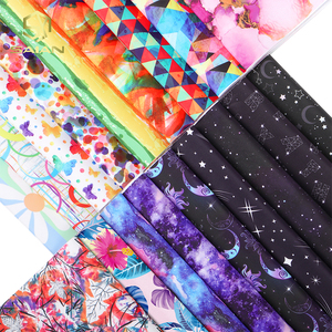 Tùy chỉnh đầy màu sắc bầu trời đầy sao mẫu thiết kế in kỹ thuật số bộ nhớ Composite Polyester Vải cho nhà dệt - Product Image 6