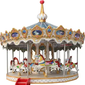 2022 funny news design other amusement park equipment hot selling carousel rides merry go round rides for sale